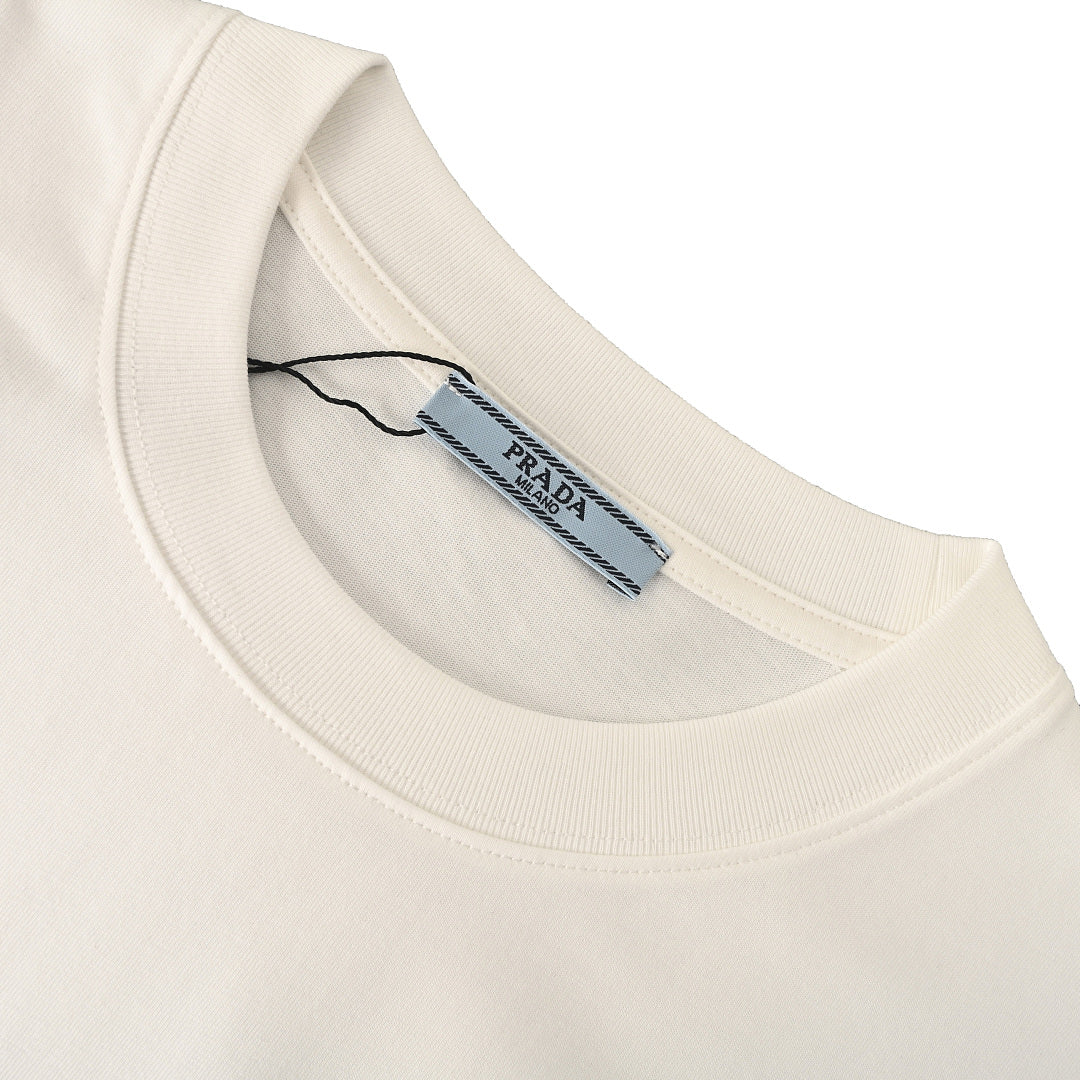 Prada Letter-Print T-Shirt