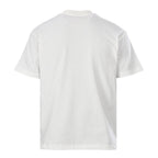 Fendi Roma FF Monogram Color-Block Print T-Shirt — White / Pink & Yellow