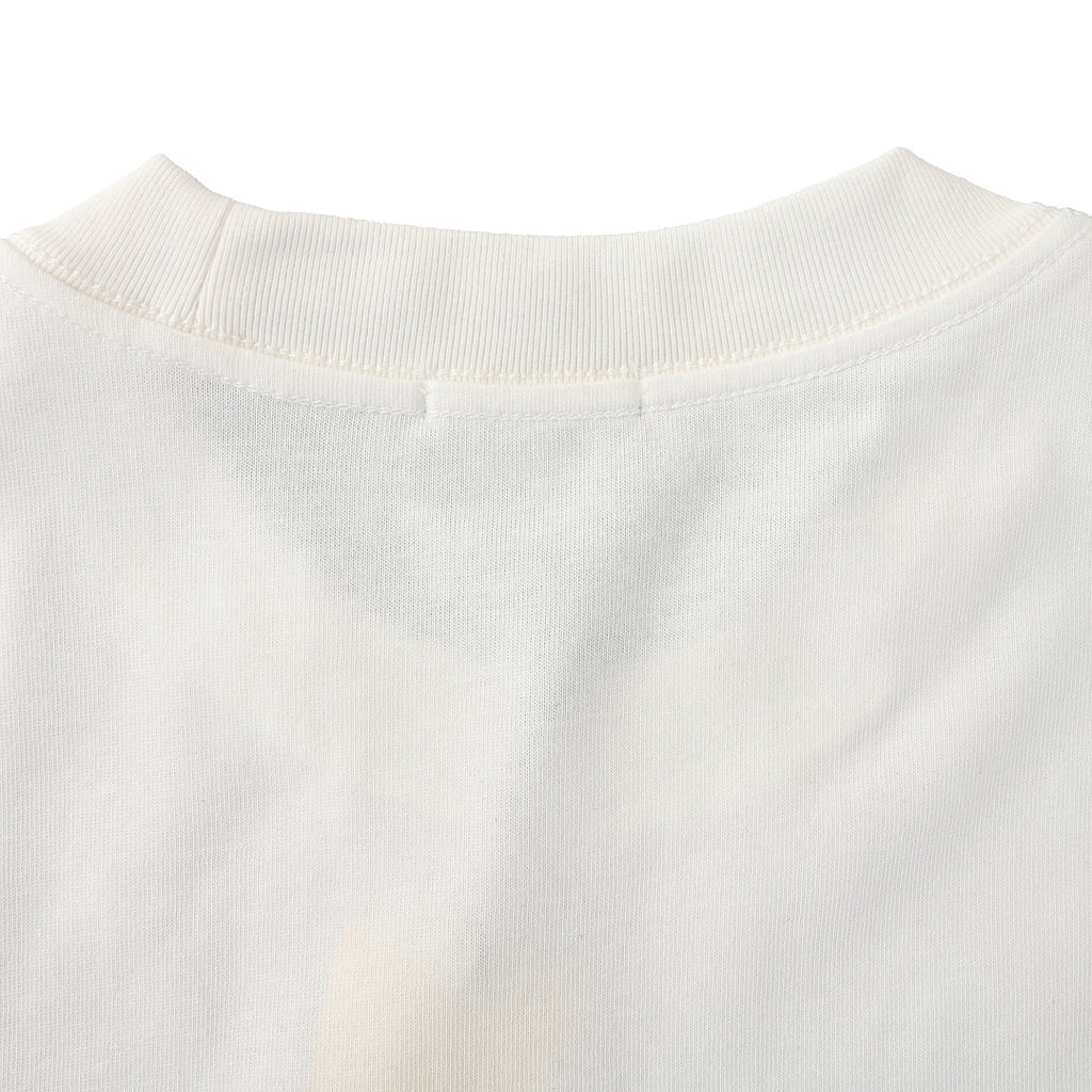 Fendi Roma FF Monogram Color-Block Print T-Shirt — White / Pink & Yellow