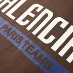 BALENCIAGA T-shirt with blue stripe and letter print
