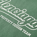 Balenciaga Property Design Team Script Logo T-Shirt – Forest Green