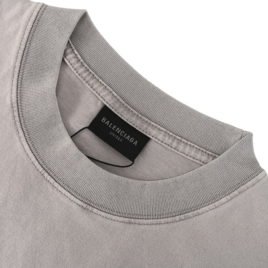 Balenciaga Property Design Team Washed T-Shirt – Grey