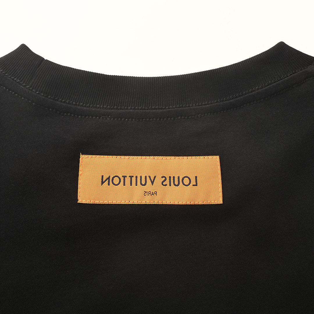 Louis Vuitton Long Sleeve T-Shirt — Black