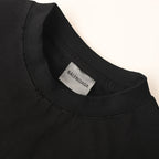 Balenciaga Gothic Metal Logo T-Shirt – Black