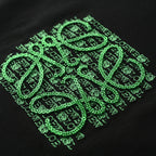 Loewe Oversized Graphic Print T-Shirt — BLACK