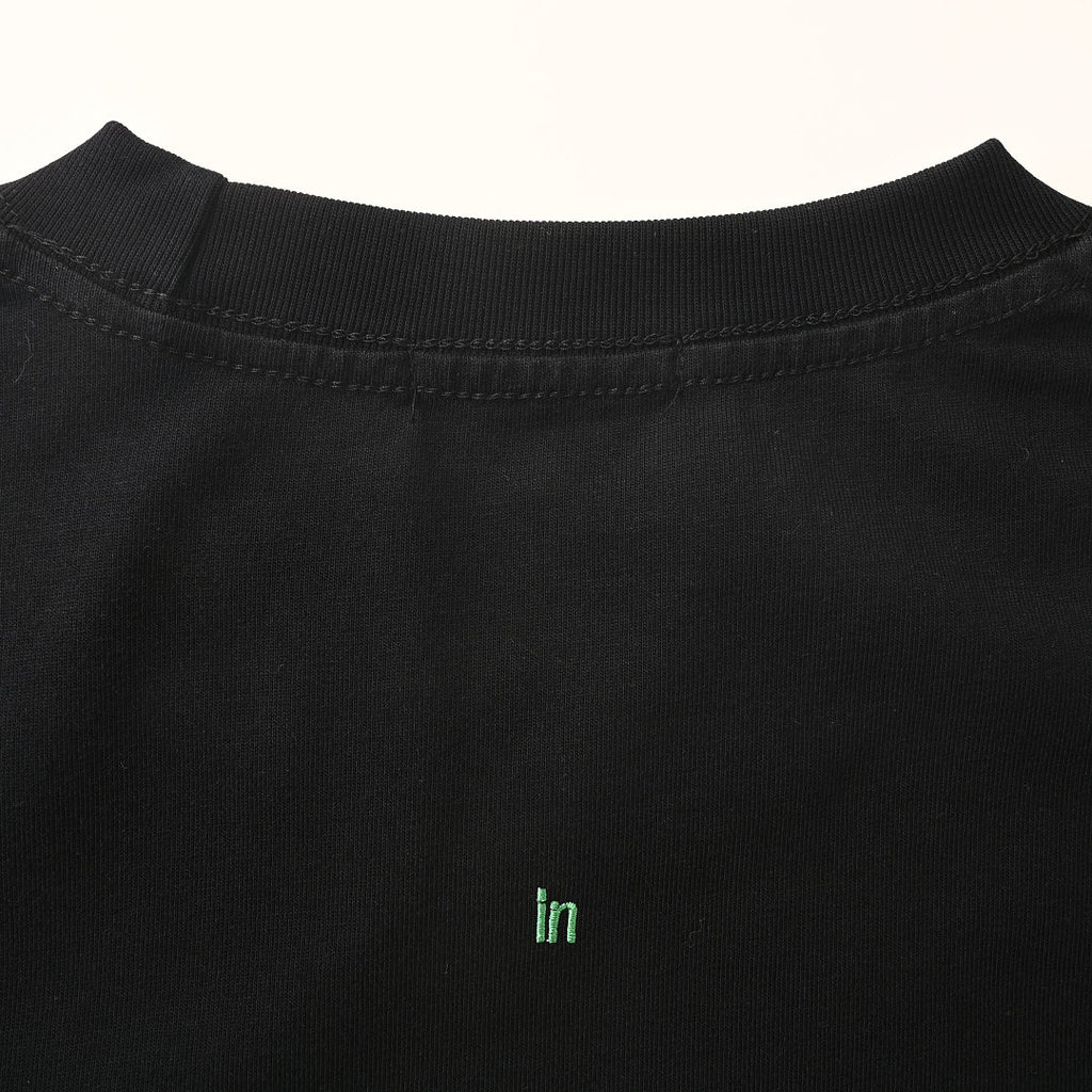 Loewe Oversized Graphic Print T-Shirt — BLACK
