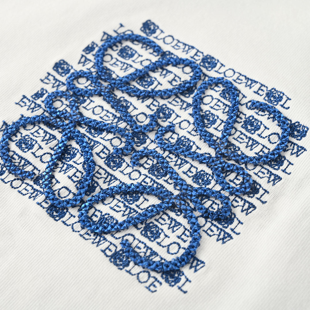 Loewe Oversized Graphic Print T-Shirt — White III