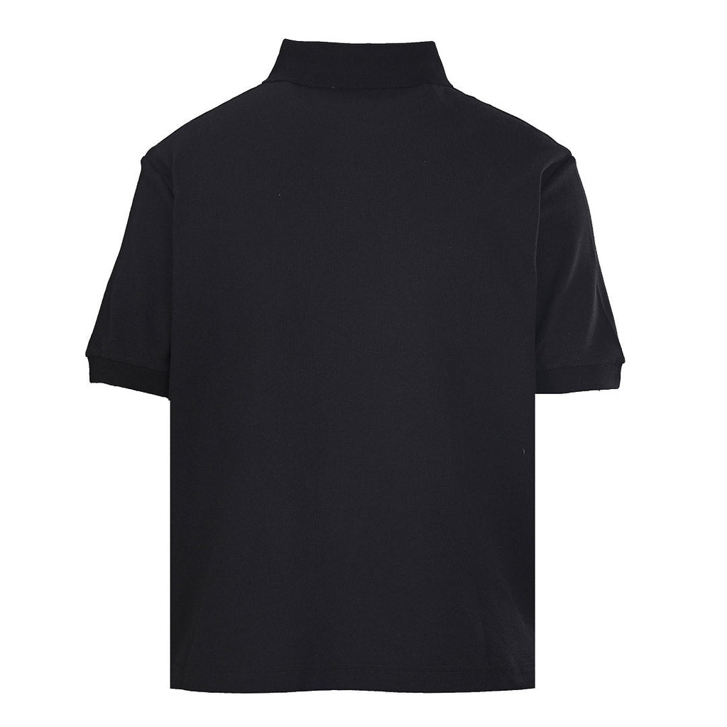 PRADA Oval Embroidery Short-Sleeve Polo Shirt