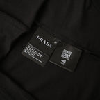 PRADA Oval Embroidery Short-Sleeve Polo Shirt