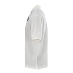 PRADA Oval Embroidery Short-Sleeve Polo Shirt