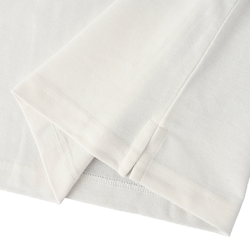 PRADA Oval Embroidery Short-Sleeve Polo Shirt
