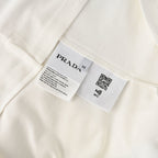 PRADA Oval Embroidery Short-Sleeve Polo Shirt