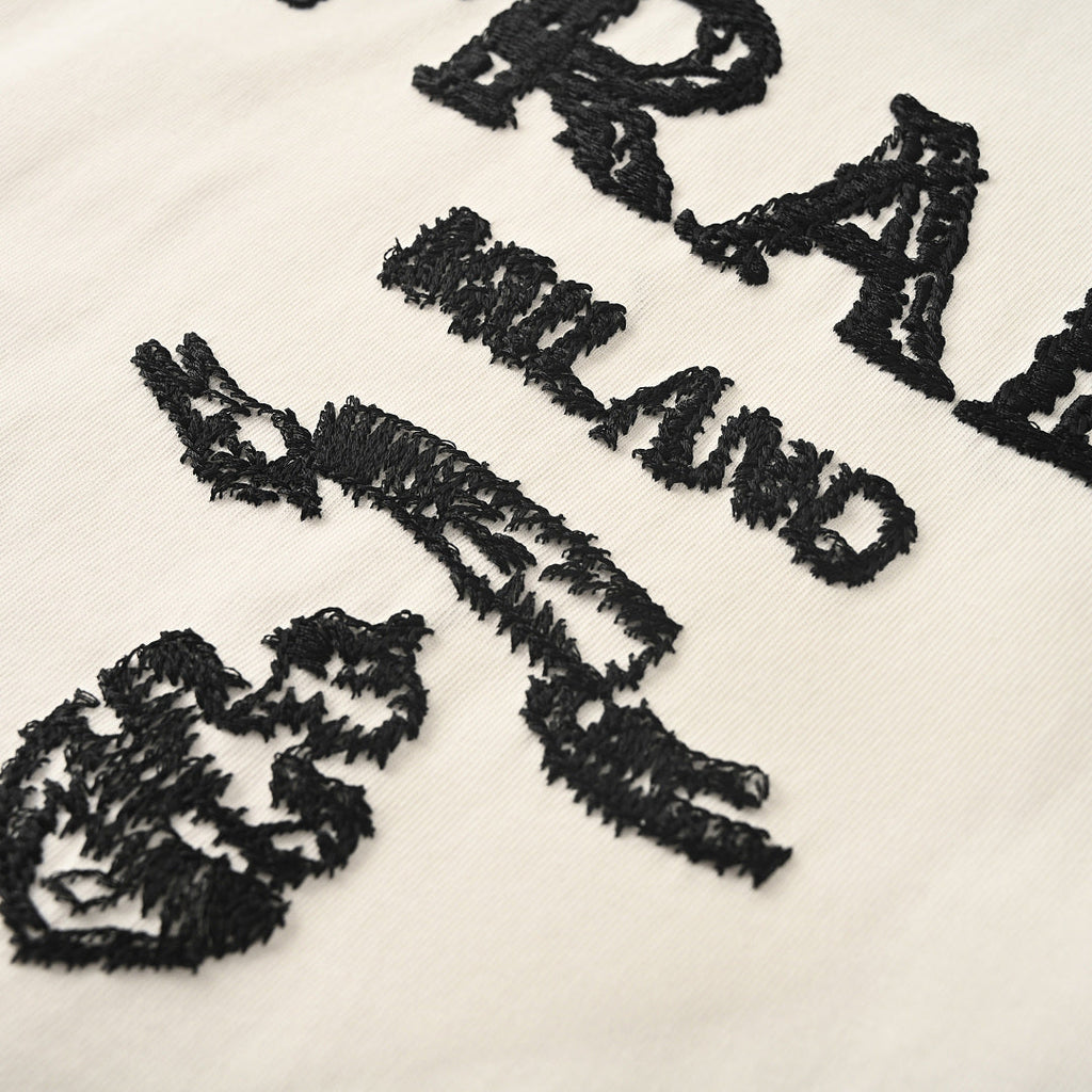 PRADA Bird's Nest Woven Embroidery T-Shirt