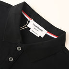 Thom Browne RWB Stripe Cuff Piqué Polo Shirt