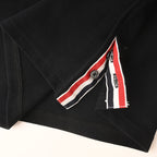 Thom Browne RWB Stripe Cuff Piqué Polo Shirt