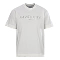 Givenchy Paris Embossed Logo Oversized T-Shirt – Light Grey