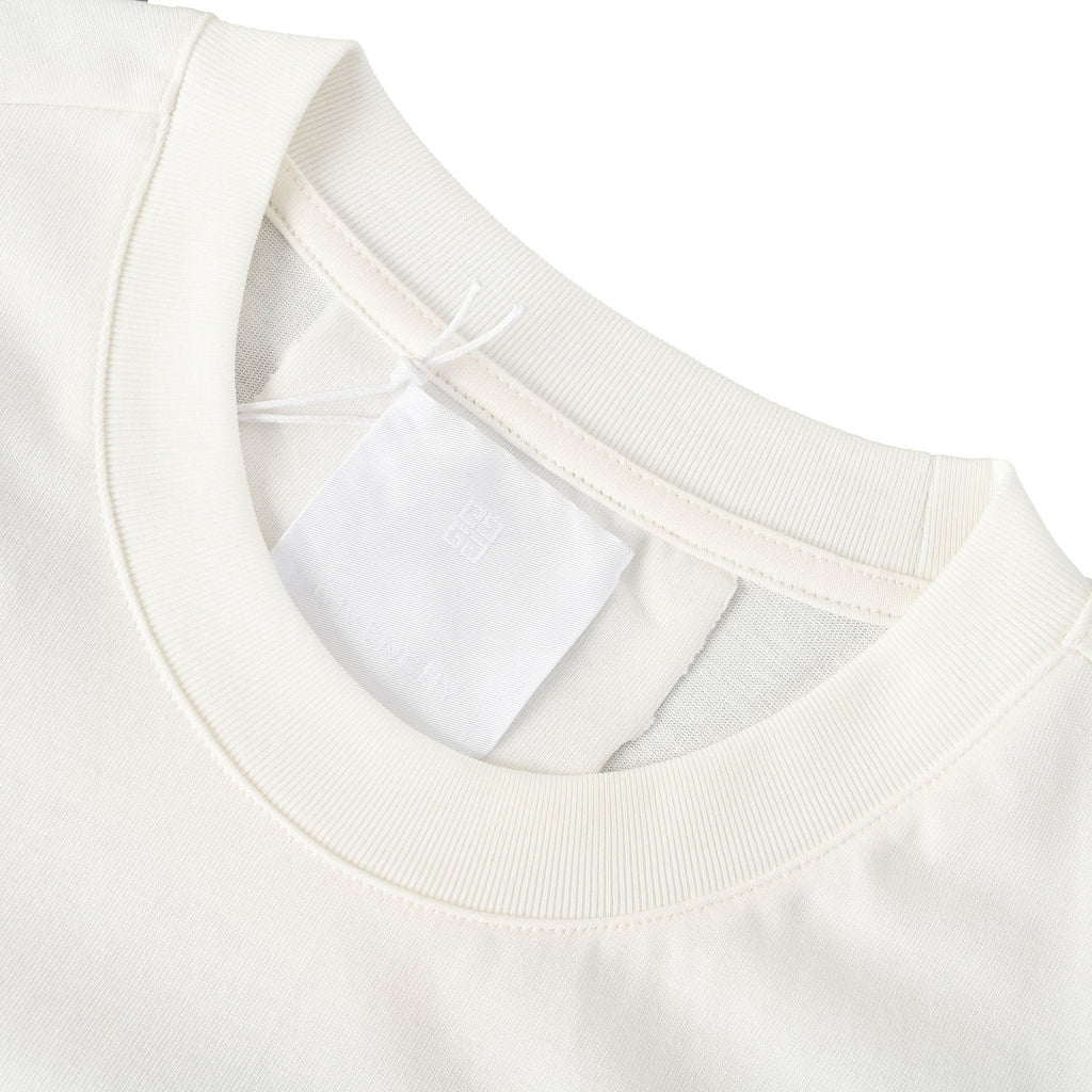 Givenchy Paris Embossed Logo Oversized T-Shirt – Light Grey