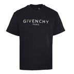 Givenchy Paris Vintage Logo Oversized T-Shirt – Black
