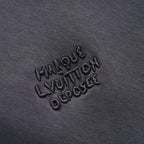 Louis Vuitton Pearl Drawstring Zip Hoodie — Slate Blue