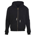 Louis Vuitton Pearl Drawstring Zip Hoodie — Black