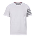 Thom Browne 4-Bar Stripe Sleeve T-Shirt – White