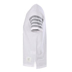 Thom Browne 4-Bar Stripe Sleeve T-Shirt – White