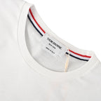 Thom Browne 4-Bar Stripe Sleeve T-Shirt – White