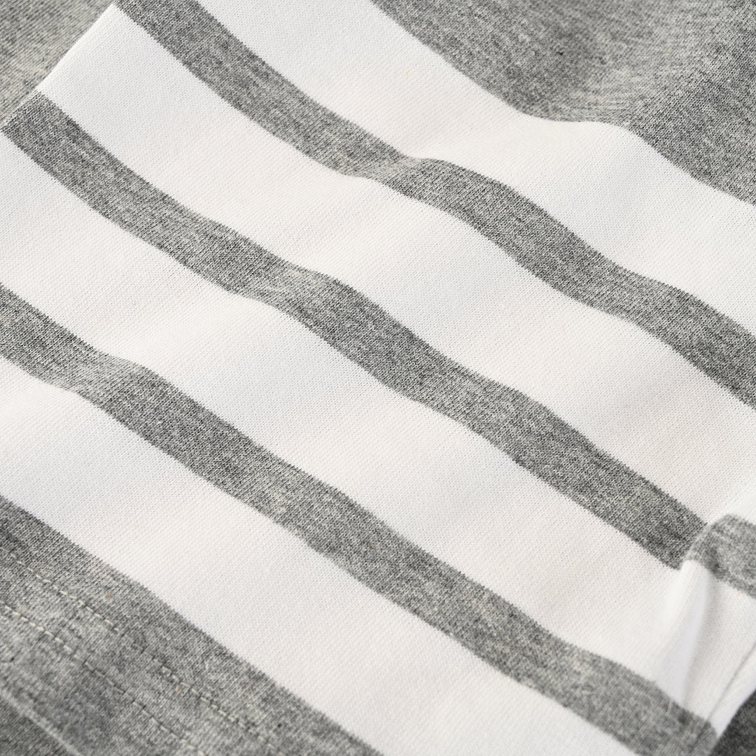Thom Browne 4-Bar Stripe Sleeve T-Shirt – Medium Grey