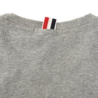 Thom Browne 4-Bar Stripe Sleeve T-Shirt – Medium Grey