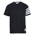 Thom Browne 4-Bar Stripe Sleeve T-Shirt – Black