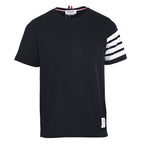 Thom Browne 4-Bar Stripe Sleeve T-Shirt – Black