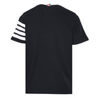 Thom Browne 4-Bar Stripe Sleeve T-Shirt – Black
