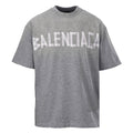 Balenciaga Masking Tape Logo T-Shirt – Grey