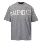 Balenciaga Masking Tape Logo T-Shirt – Grey
