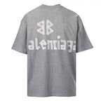 Balenciaga Masking Tape Logo T-Shirt – Grey