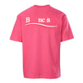 Balenciaga Political Campaign Logo T-Shirt – Pink
