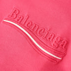 Balenciaga Political Campaign Logo T-Shirt – Pink