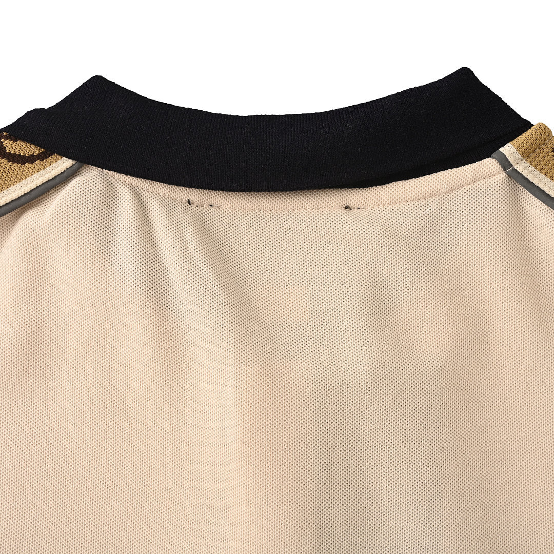 Gucci Classic Reflective Web Polo Shirt