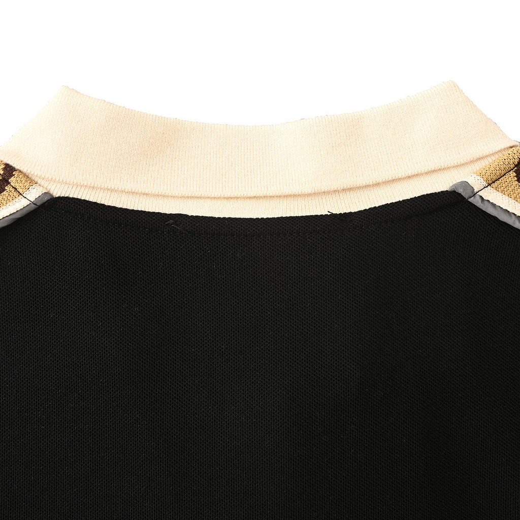 Gucci Classic Reflective Web Polo Shirt