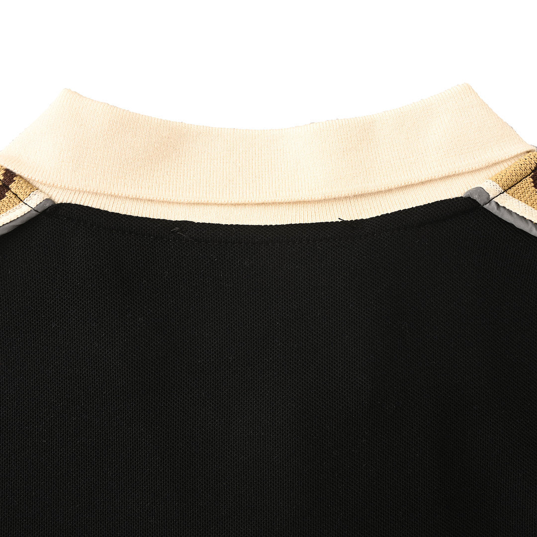 Gucci Classic Reflective Web Polo Shirt