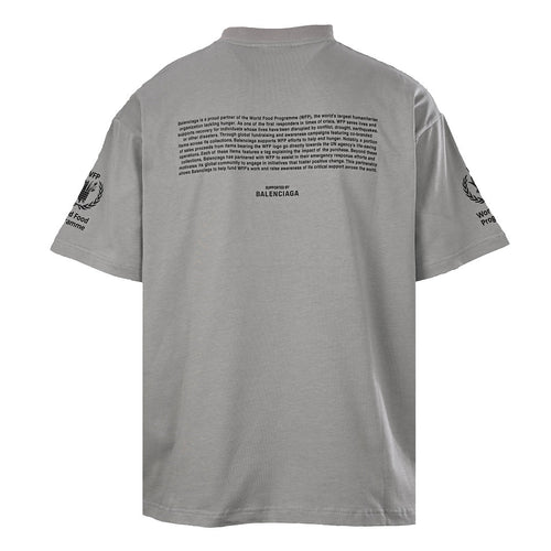 Balenciaga x WFP World Food Programme Oversized T-Shirt – Grey