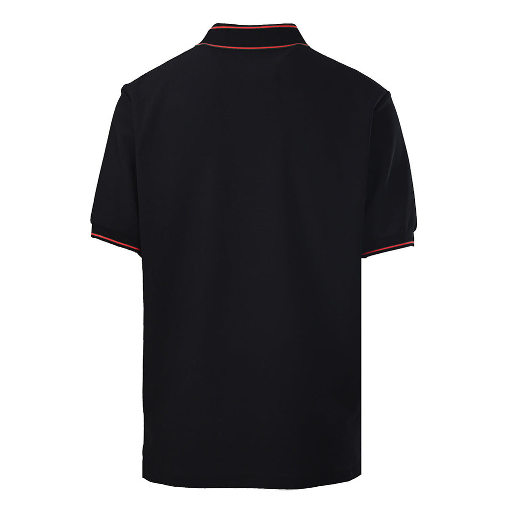 GUCCI Ribbed Jacquard Polo Shirt