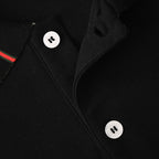 GUCCI Ribbed Jacquard Polo Shirt