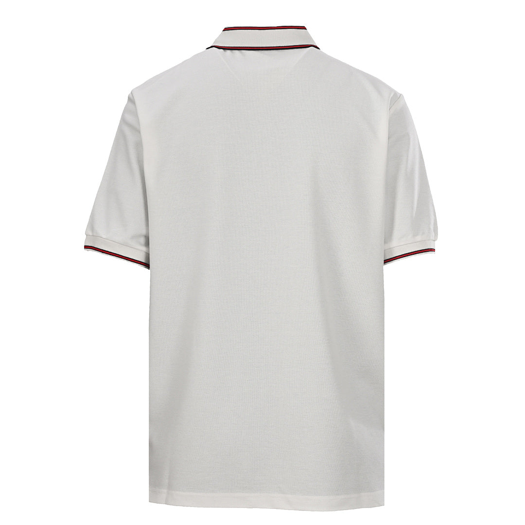 GUCCI Ribbed Jacquard Polo Shirt