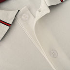 GUCCI Ribbed Jacquard Polo Shirt