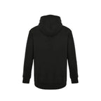 Gucci Black Heavyweight Cotton Hoodie with Raised-Letter Wordmark Print