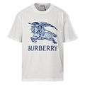 Burberry Short-Sleeve T-Shirt with Equestrian Knight Logo (Puff Print)