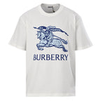 Burberry Short-Sleeve T-Shirt with Equestrian Knight Logo (Puff Print)