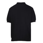 PRADA Embroidered Logo Short-Sleeve Knit Polo Shirt