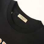 Burberry Check Flag Towel-Appliqué Letter T-Shirt